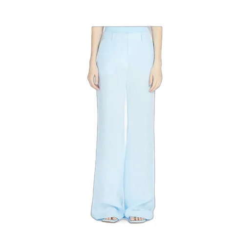 Straight-Leg Cut Trousers