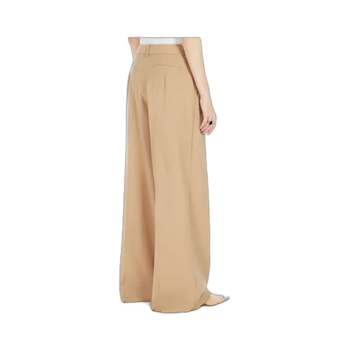 Button Detailed Straight Leg Pants