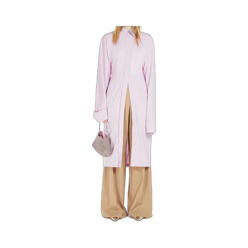 Button Detailed Straight Leg Pants