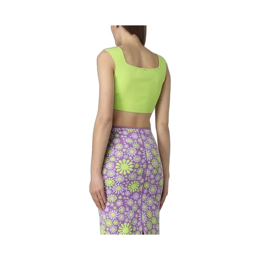 Sleeveless Cotton Cropped Top