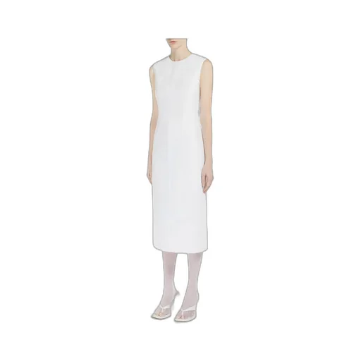 Crewneck Sleeveless Dress
