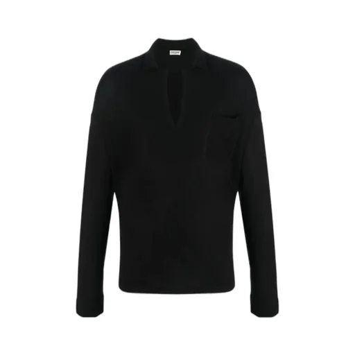 V-Neck Long-Sleeve Sweatshirt
