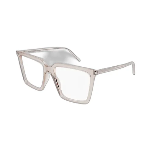 Square-Frame Transparent Sunglasses