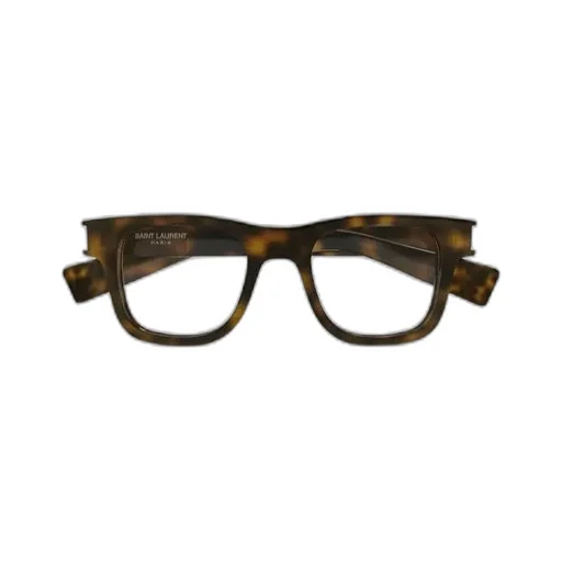 Tortoiseshell-Effect Square-Frame Glasses