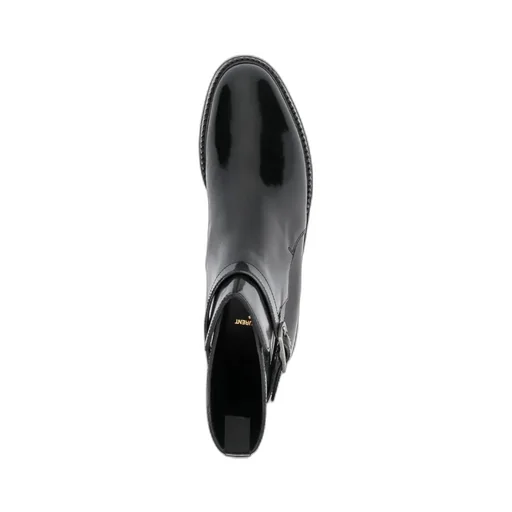 Patent Leather Ankle Boots