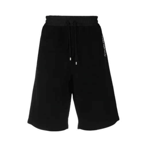 Logo Embroidered Drawstring Shorts