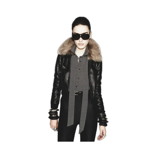 Jacket In Lambskin And Shearling