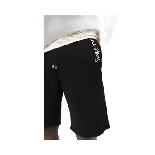 Logo Embroidered Drawstring Shorts