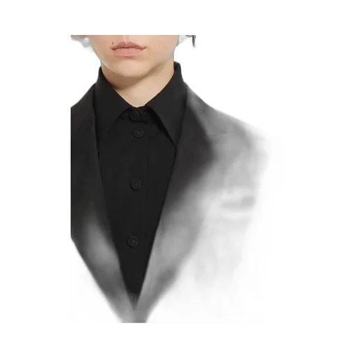 Long Stretch Wool Suit Coat