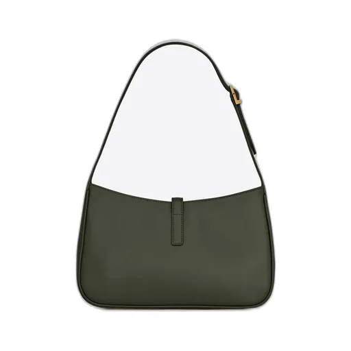 Logo Plaque Zip-Up Shoulder Bag