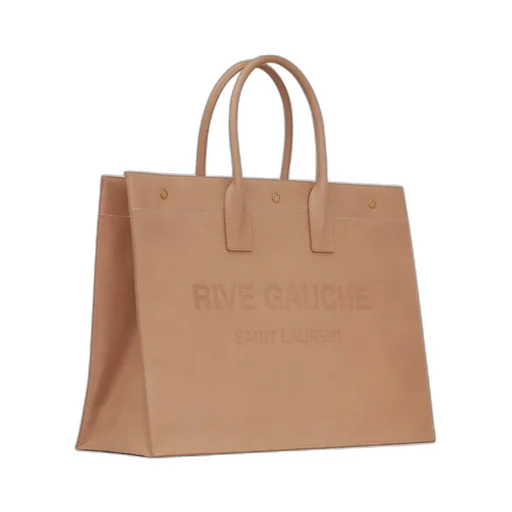 Rive Gauche Large Tote Bag In Smooth Leather