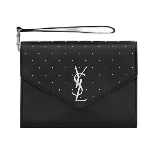 Cassandre Flap Pouch In Leather With Studs