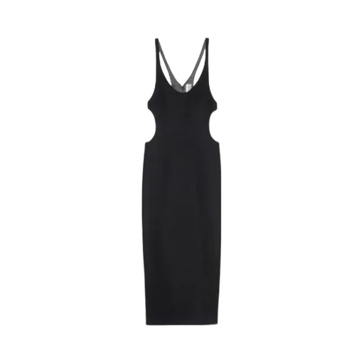 Cut-Out Detailed Midi Dress