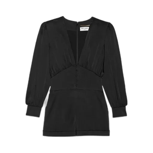Long Sleeved V-Neck Jumpsuit