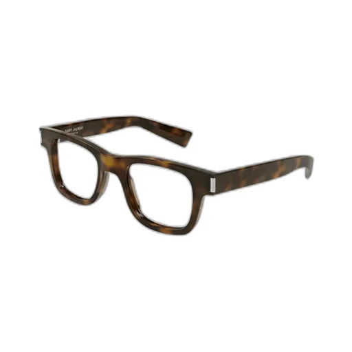 Tortoiseshell-Effect Square-Frame Glasses