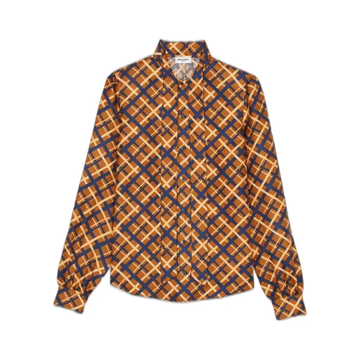 Long-Sleeved Button-Down Blouse