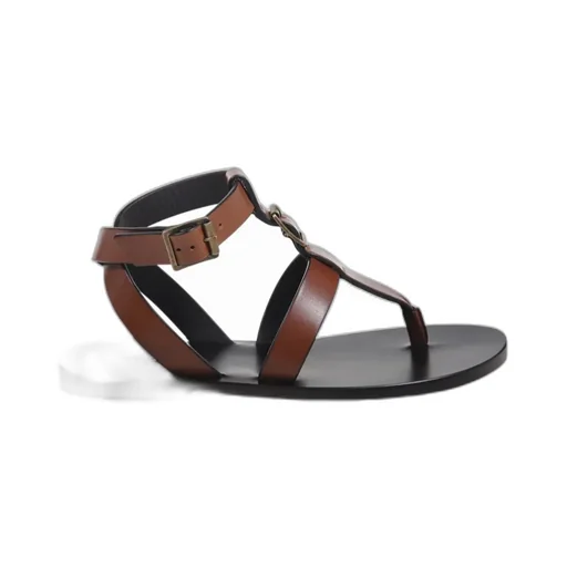 Buckle Detailed Open Toe Sandals