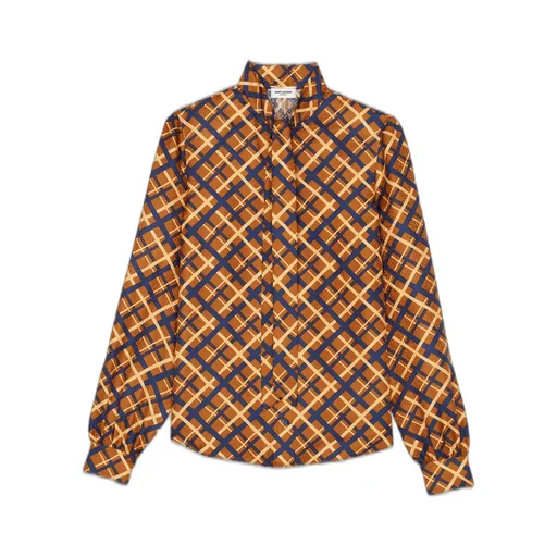 Long-Sleeved Button-Down Blouse