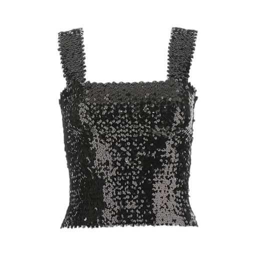 Sequin Sleeveless Top