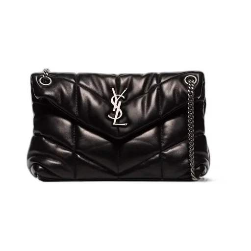 Puffer Logo Plaque Small Shoulder Bag