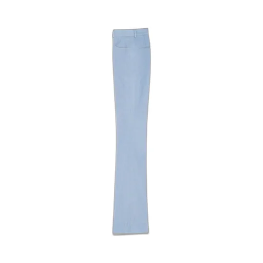 Flared Pants In Sky Blue Denim
