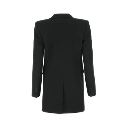 Single-Breasted Peak-Lapel Blazer
