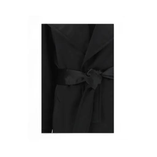 Belted Long-Sleeved Coat