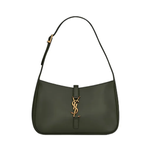 Logo Plaque Zip-Up Shoulder Bag