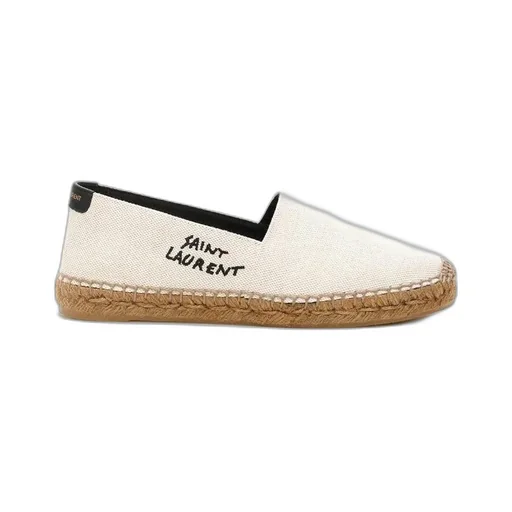 Logo Embroidered Slip-On Espadrilles
