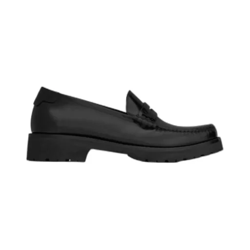 Monogram Slip-On Penny Loafers