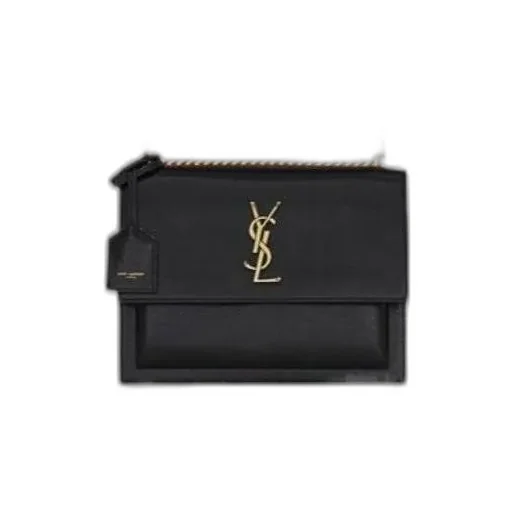 Sunset Logo Plaque Medium Shoulder Bag