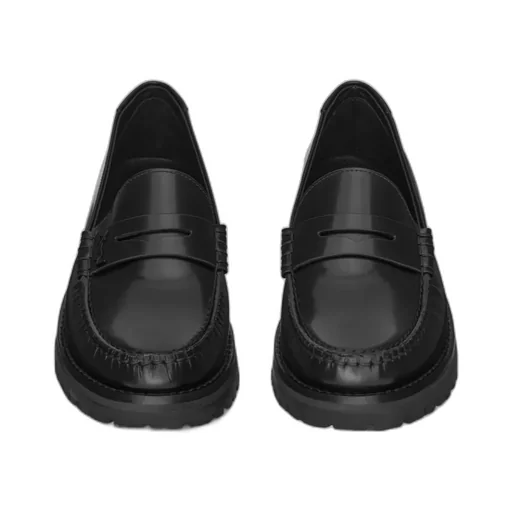 Monogram Slip-On Penny Loafers