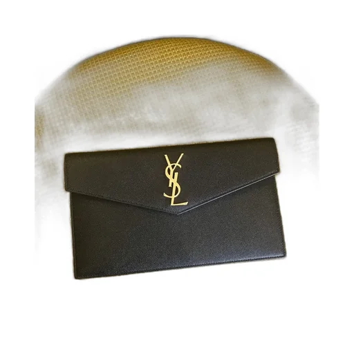 Uptown Logo Plaque Clutch Bag