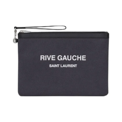 Rive Gauche Zipped Clutch Bag