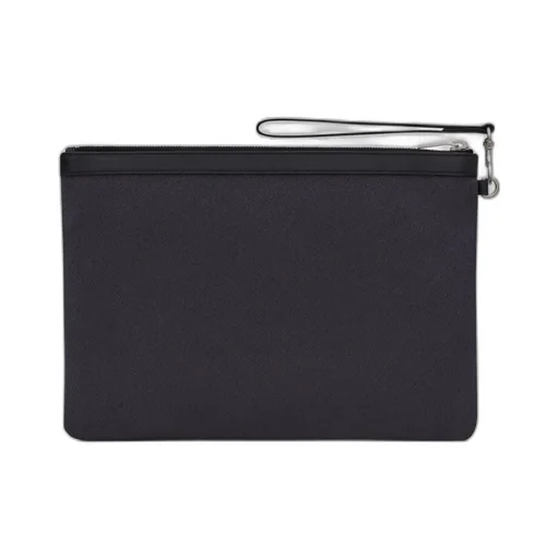Rive Gauche Zipped Clutch Bag