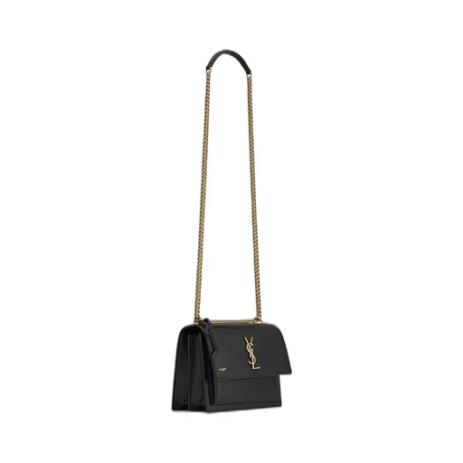 Sunset Logo Plaque Medium Shoulder Bag