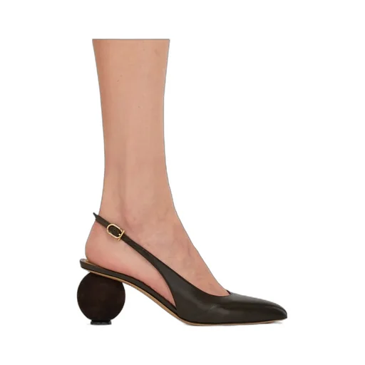 Spherical Heel Slingback Pump