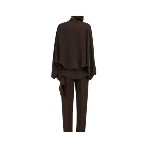 Monogram Silk Blouse