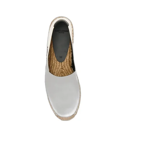 Logo Embroidered Slip-On Espadrilles