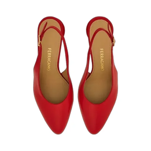 Spherical Heel Slingback Pump
