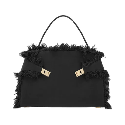 Fringed Hug Soft Shoulder Bag