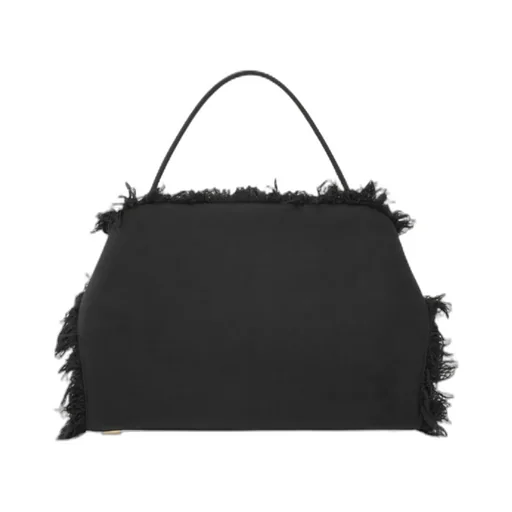 Fringed Hug Soft Shoulder Bag