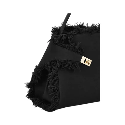 Fringed Hug Soft Shoulder Bag