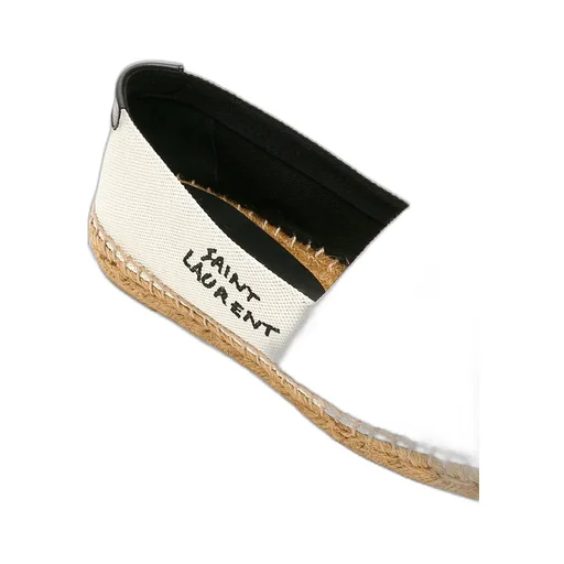 Logo Embroidered Slip-On Espadrilles