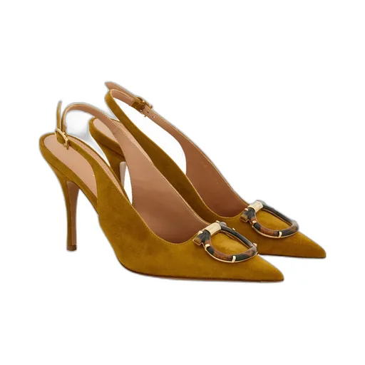 Maxi Gancini Slingback Pump