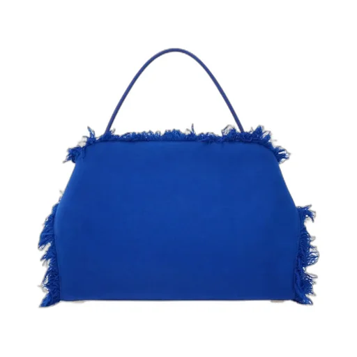 Fringed Hug Soft Shoulder Bag