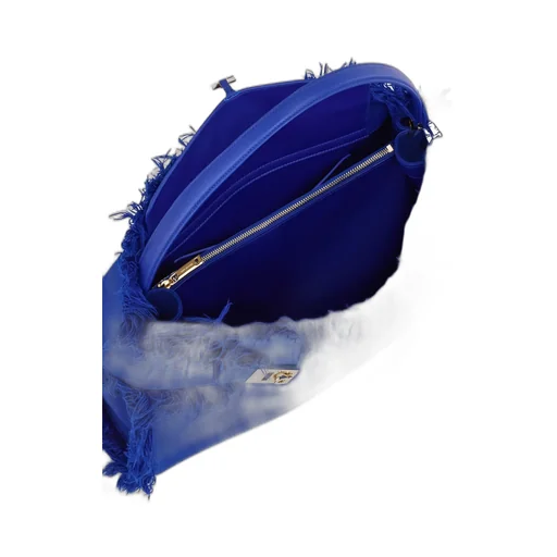Fringed Hug Soft Shoulder Bag