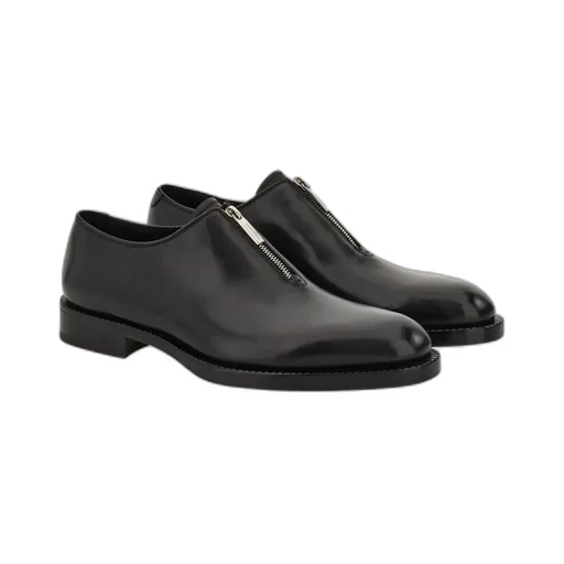 Derby Shoe With Zip Detail