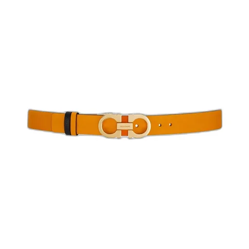 Reversible And Adjustable Gancini Belt