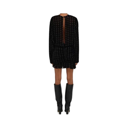 Devoré Velvet Mini Dress